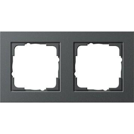 Gira Rahmen 021223 2fach E2 anthrazit