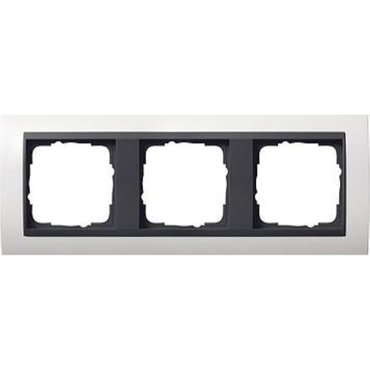 Gira Rahmen 021307 3fach ZR ant Event reinweiss matt