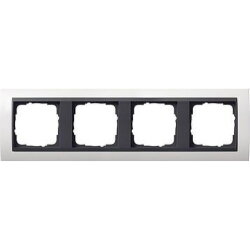 Gira Rahmen 021407 4fach ZR ant Event reinweiss matt