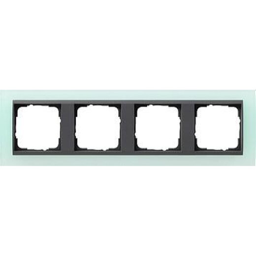 Gira Rahmen 021485 4fach + ZR Anth Event Opak Mint