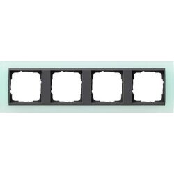 Gira Rahmen 021485 4fach + ZR Anth Event Opak Mint