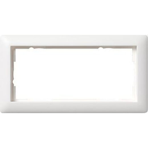 Gira Rahmen 100204 2fach Standard 55 rw matt
