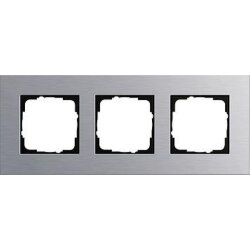 Gira Rahmen 021317 3fach Esprit Aluminium