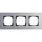 Gira Rahmen 021317 3fach Esprit Aluminium