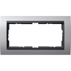 Gira Rahmen 100206 2fach o.M. + ZR Anth Event Alu