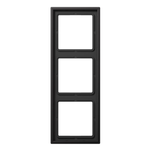 Jung Rahmen 3fach, Aluminium lackiert, LS 990, dark (lackiertes Aluminium) AL2983D