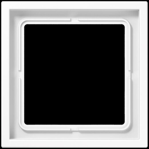 Jung Rahmen 1fach, Thermoplast, LS ZERO, alpinweiß LSZ981BFWW