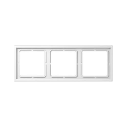 Jung Rahmen 3fach, Thermoplast, LS ZERO, alpinweiß LSZ983BFWW