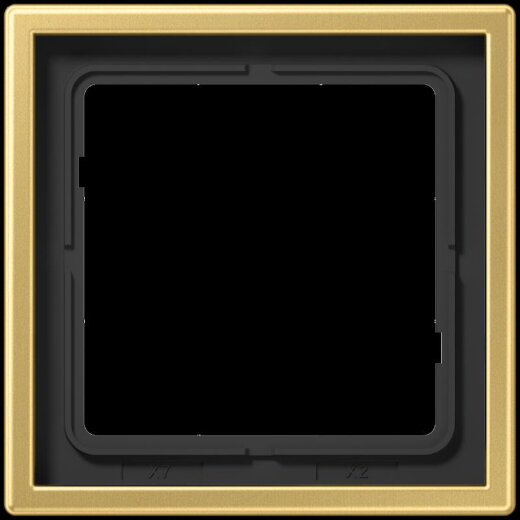 Jung Rahmen 1fach, Messing, LS 990, Messing classic ME2981C