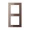 Jung Glasrahmen 2fach, Glas, A CREATION, mokka AC582GLMO
