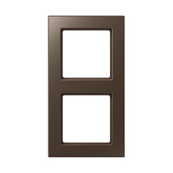 Jung Rahmen 2fach, A CREATION, mokka AC582MO