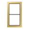 Jung Rahmen, 2-fach, FLAT DESIGN, Messing classic FDME2982C