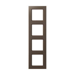 Jung Rahmen 4fach, A CREATION, mokka AC584MO