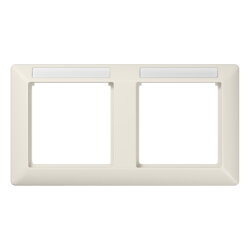 Jung Rahmen 2fach, mit Fenster (sprühnebeldicht),...