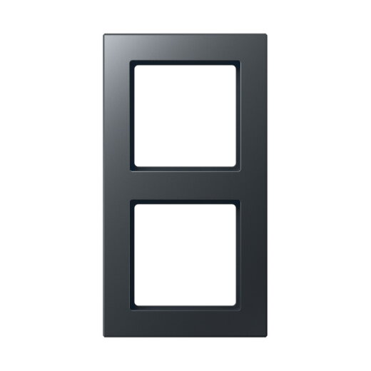 Jung Rahmen 2fach, Thermoplast lackiert, A CREATION, anthrazit matt AC582BFANM