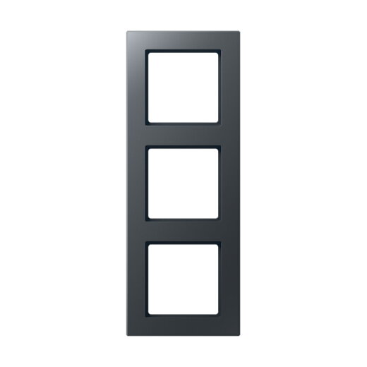 Jung Rahmen 3fach, Thermoplast lackiert, A CREATION, anthrazit matt AC583BFANM