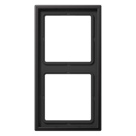 Jung Rahmen 2fach, Aluminium lackiert, LS 990, dark (lackiertes Aluminium) AL2982D