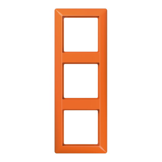 Jung Rahmen 3fach, Thermoplast, AS 500, orange (für ZSV) AS583BFO