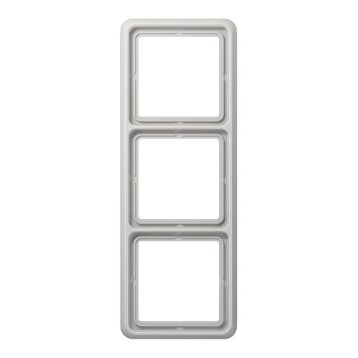 Jung Rahmen 3fach, Thermoplast, CD 500, lichtgrau CD583WULG