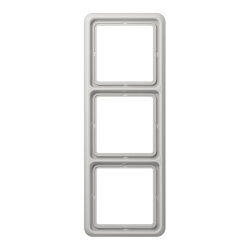 Jung Rahmen 3fach, Thermoplast, CD 500, lichtgrau...