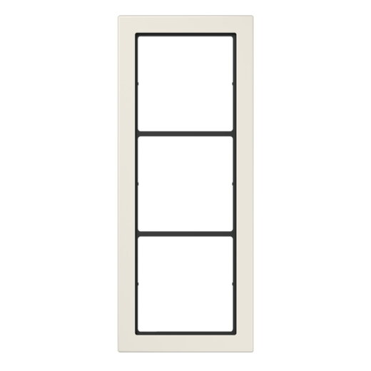 Jung Rahmen, 3-fach, FLAT DESIGN, weiß FD983W