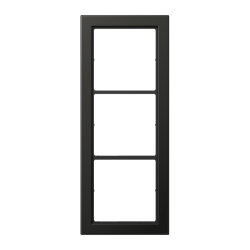 Jung Rahmen, 3-fach, FLAT DESIGN, anthrazit (lackiertes...