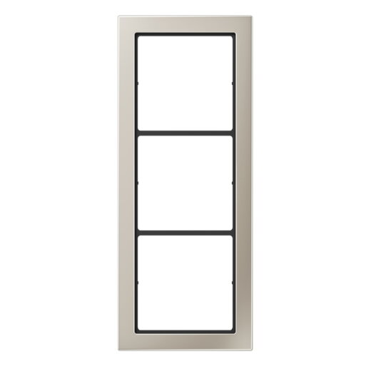 Jung Rahmen, 3-fach, FLAT DESIGN, Edelstahl FDES2983