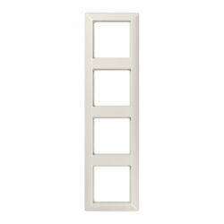 Jung Rahmen 4fach, Thermoplast, AS 500, weiß...