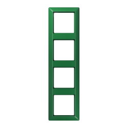 Jung Rahmen 4fach, Thermoplast, AS 500, grün...