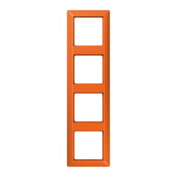 Jung Rahmen 4fach, Thermoplast, AS 500, orange...
