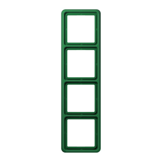 Jung Rahmen 4fach, Thermoplast, CD 500, grün (für SV) CD584WUGN