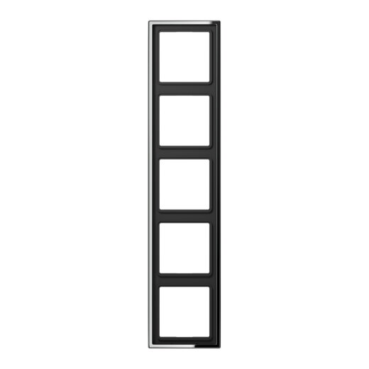 Jung Rahmen 5fach, Metall verchromt, LS 990, glanzchrom GCR2985