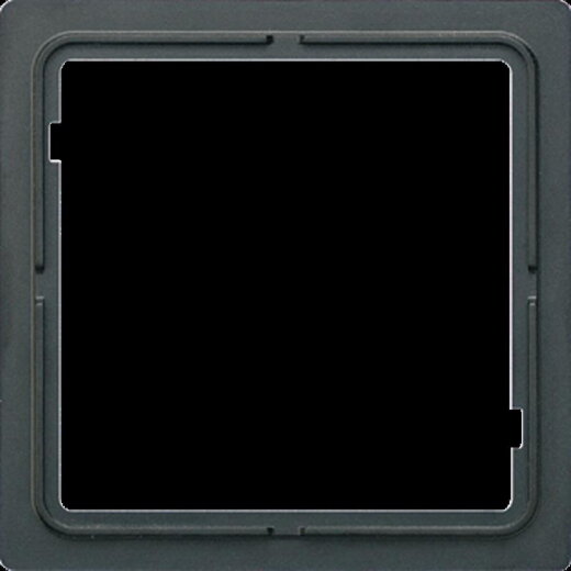 Jung Zwischenrahmen, Serie LS, FLAT DESIGN, schwarz FD981Z