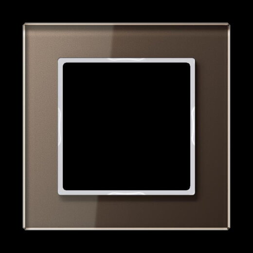 Jung Glasrahmen 1fach, Glas, A CREATION, mokka AC581GLMO