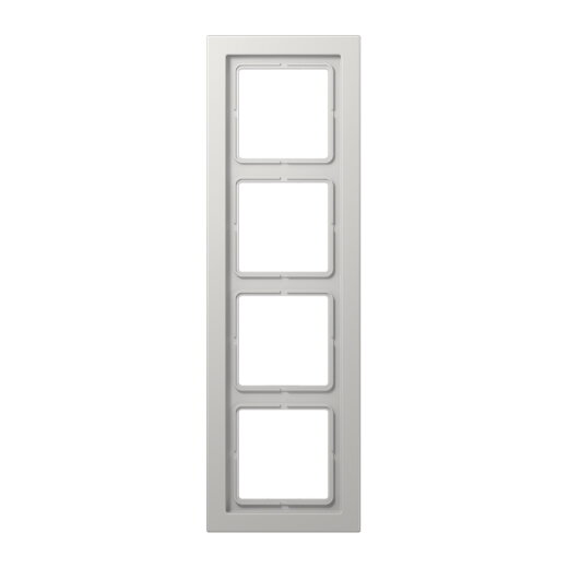 Jung Rahmen 4fach, Duroplast, LS-DESIGN, lichtgrau LSD984LG