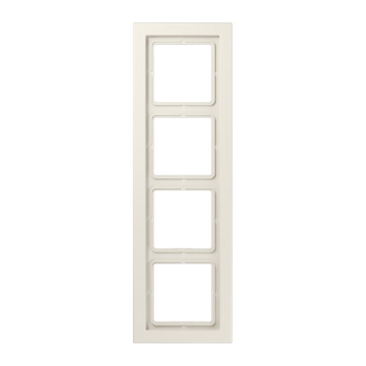 Jung Rahmen 4fach, Duroplast, LS-DESIGN, weiß LSD984W
