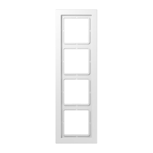 Jung Rahmen 4fach, Duroplast, LS-DESIGN, alpinweiß LSD984WW