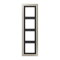 Jung Rahmen 4fach, LS-DESIGN, Edelstahl (lackiert) ESD2984-L