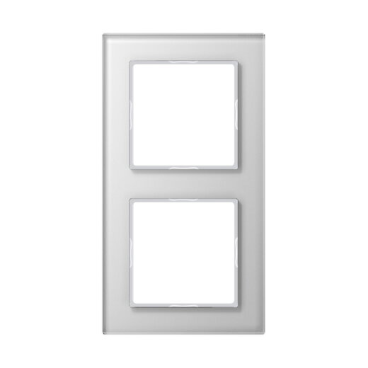 Jung Glasrahmen 2fach, Glas, A CREATION, alpinweiß AC582GLWW