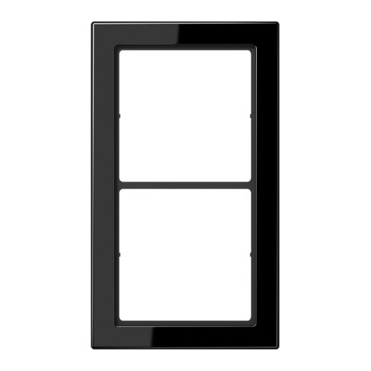 Jung Rahmen, 2-fach, FLAT DESIGN, schwarz FD982SW