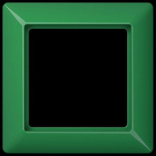 Jung Rahmen 1fach, Thermoplast, AS 500, grün (für SV) AS581BFGN