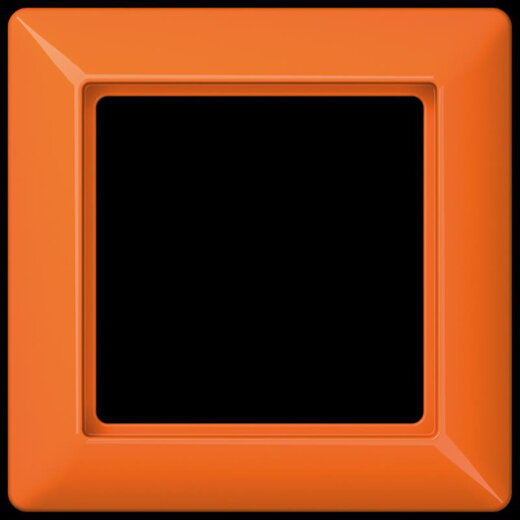 Jung Rahmen 1fach, Thermoplast, AS 500, orange (für ZSV) AS581BFO