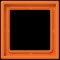 Jung Rahmen 1fach, Duroplast, LS 990, orange LS981O