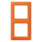 Jung Rahmen 2fach, Thermoplast, AS 500, orange (für ZSV) AS582BFO