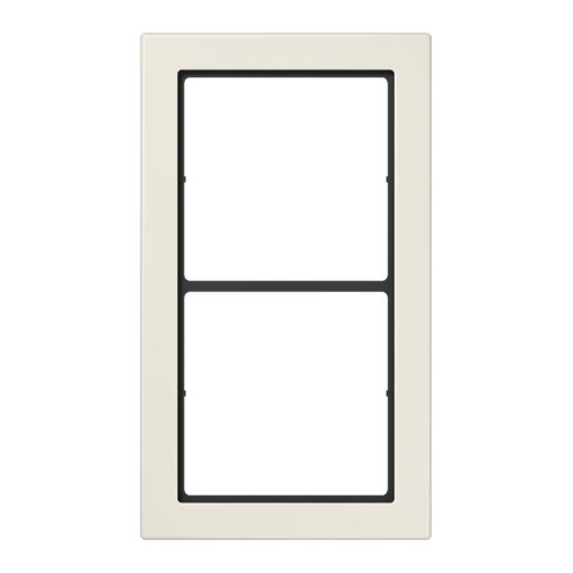 Jung Rahmen, 2-fach, FLAT DESIGN, weiß FD982W