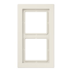 Jung Rahmen 2fach, Duroplast, LS-DESIGN, weiß LSD982W