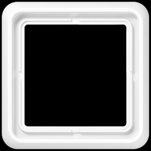 Jung Rahmen 1fach, Duroplast, CD 500, alpinweiß CD581WW