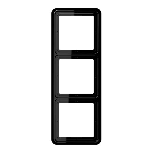 Jung Rahmen 3fach, Duroplast, CD 500, schwarz CD583SW