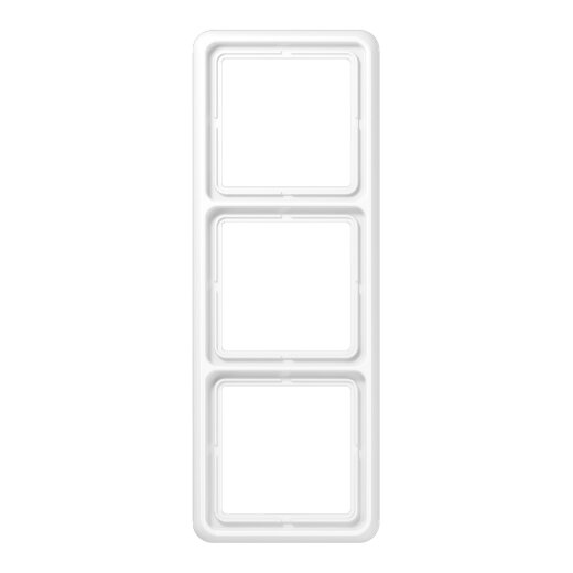 Jung Rahmen 3fach, Duroplast, CD 500, alpinweiß CD583WW