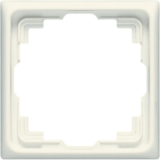 Jung Rahmen für Kabelkanal-Installation 1fach, Thermoplast, Kabelkanal CD, weiß CD581KW